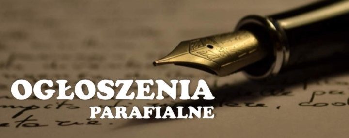 Znalezione obrazy dla zapytania ogÅoszenia parafialne